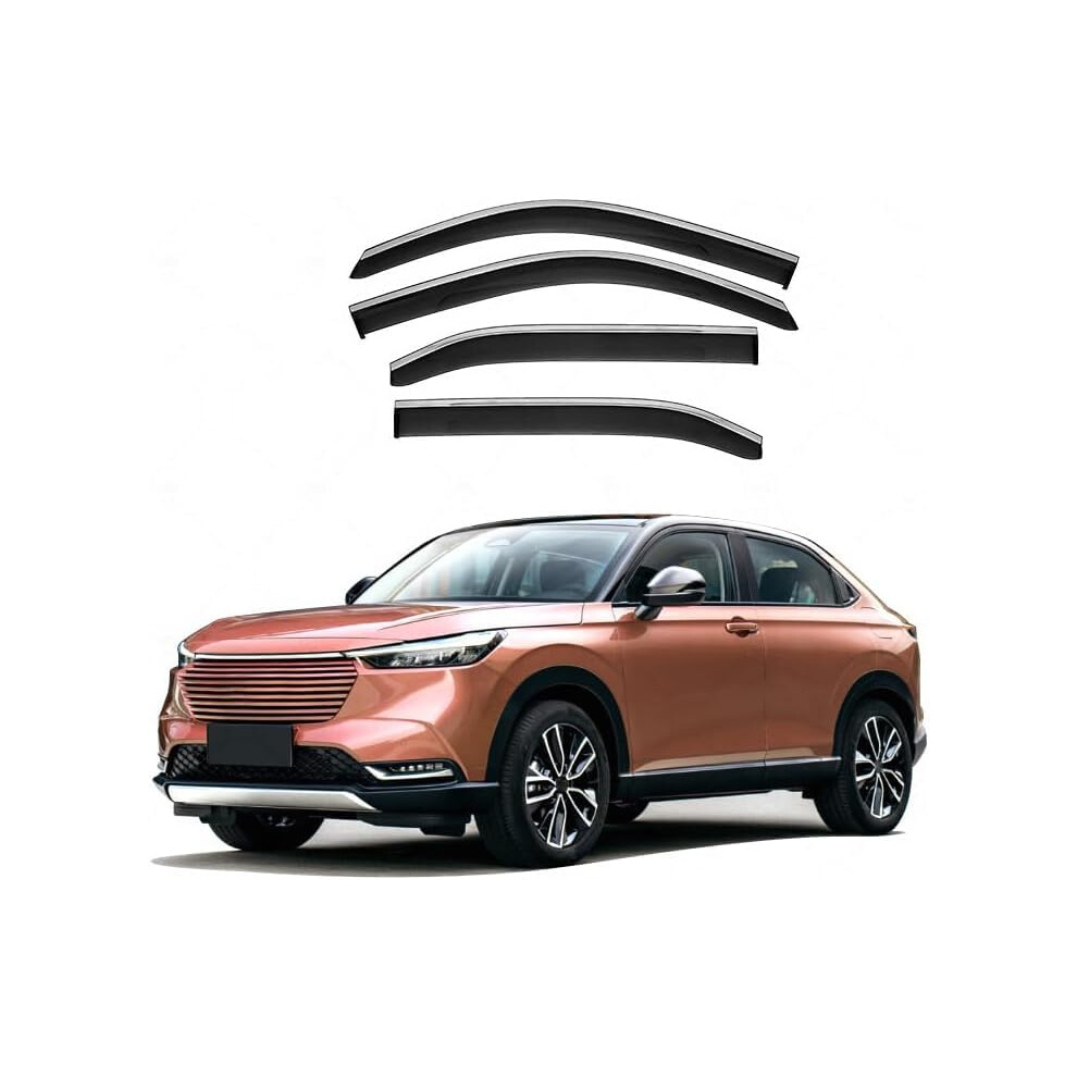Window Visor Deflectors For Honda Hrv 20212024, Waterproof Rain Guards For Wind And Sun Protection 9199774437219