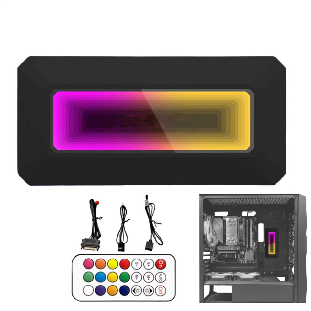 Argb Pwm Fan Hub 8Port Rgb Controller With Multidevice Sync And Smart Temp Control For Pc 9187378732779