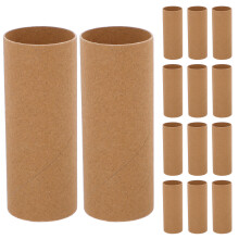 20St Ronde Papieren Buizen Chocolade Kleur Voor DIY Knutselprojecten