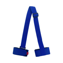 Ski Straps Shoulder Binding Strap Adjustable Nylon Carrying Blue Portable Snowboard Holder