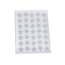 Glittering Metallic Star Sticker Adhesive For Scrapbook Journal And Album Decoration Metallic Star Sheet Kid Reward