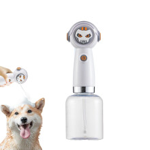 Dog Shampoo Foamer 285g White Rechargeable Pet Foaming Dispenser Automatic Dog Foam Machine Soap Dispenser