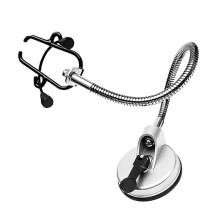 Hair Dryer Holder with 360 Rotation and Suction Base, Hands Stand for Bathroom Styling