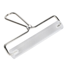 Non Stick Clear Acrylic Clay Roller For Polymer Clay Projects, Steel Handle Easy Tool For Pottery Sculpting With Transparent Material And Non Slip