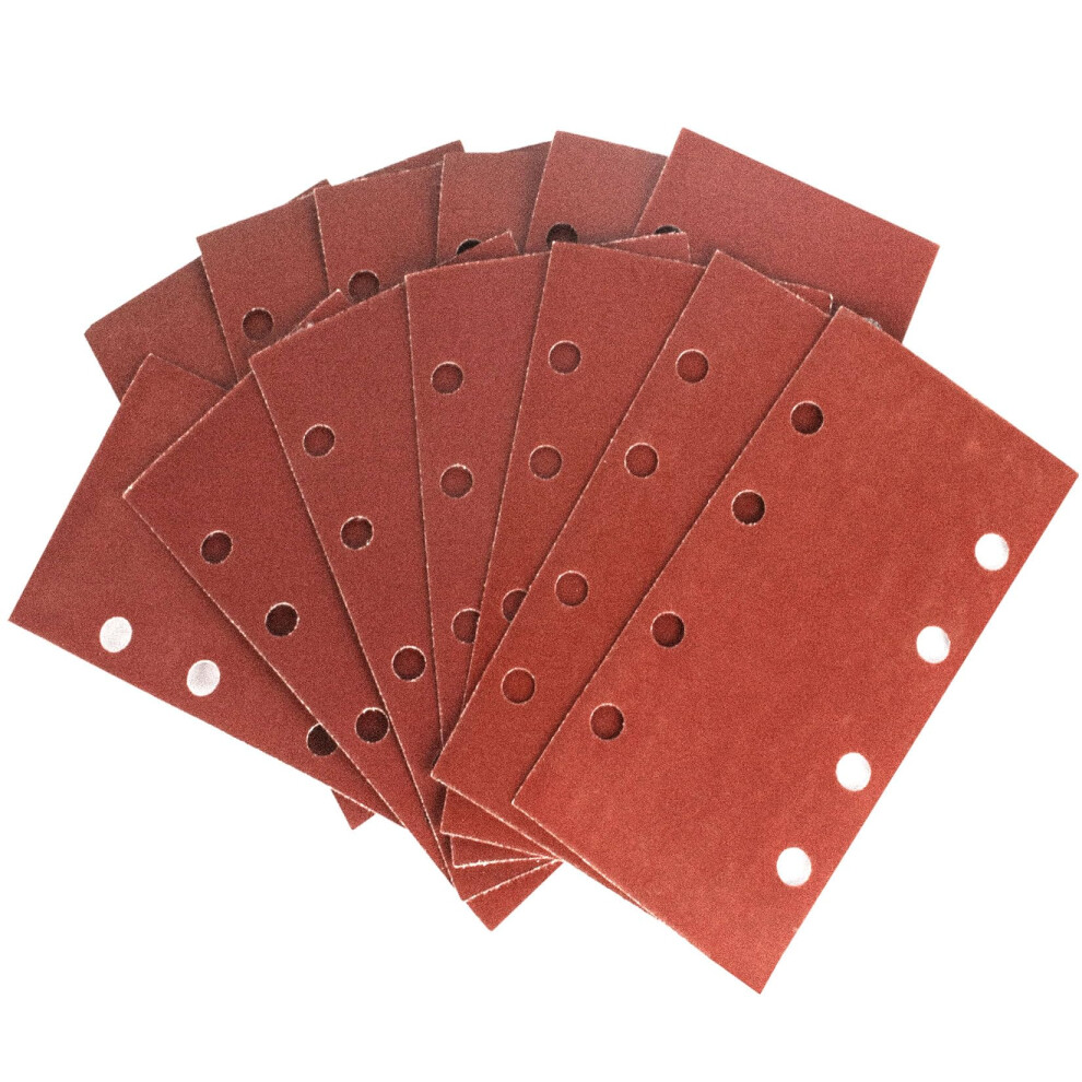 20 Piece Sandpaper Set 40400 Grit Rectangular 8Hole Pads For Orbital Sanders And Bosch Sanders 9199774438063