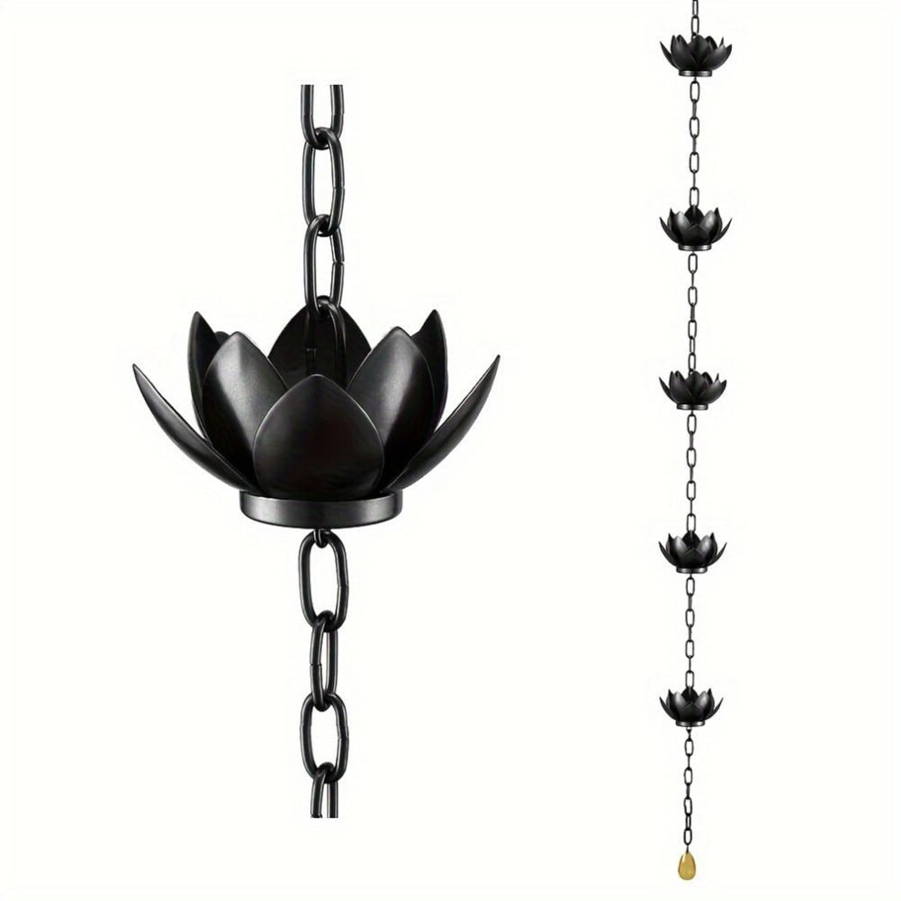 Rain Chain For Gutters Decorative Gutter Downspout Chain Weatherresistant Adjustable Length 9094768699249