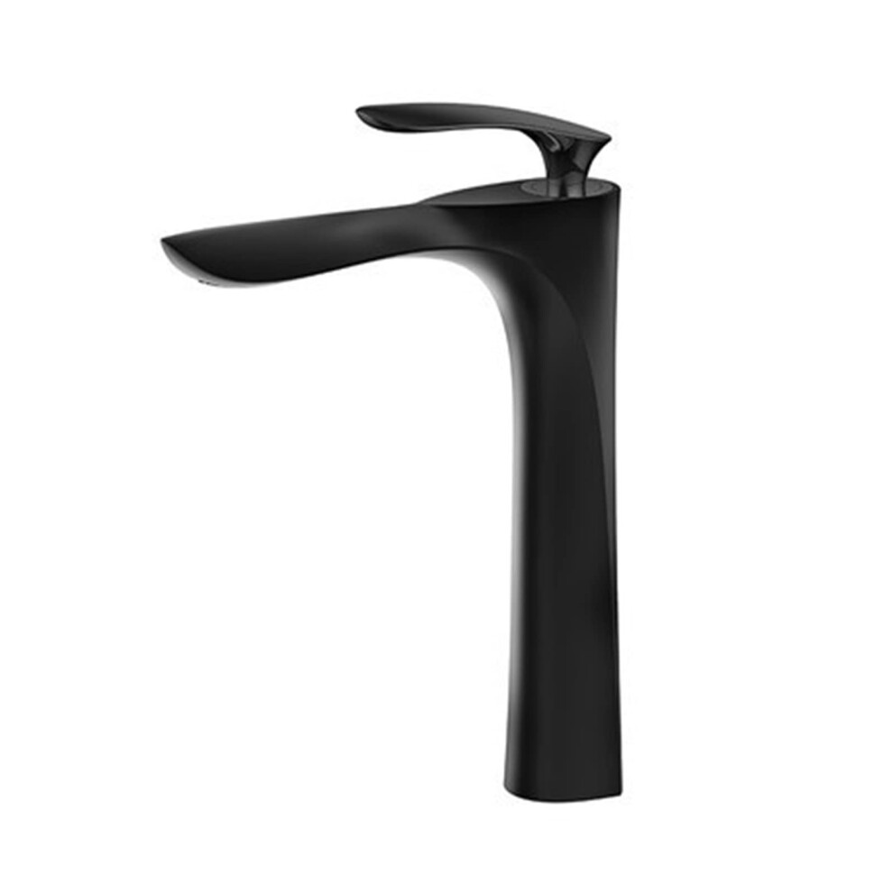 Faucet Modern Basin Bathroom Faucet, Rose Gold Gray Finish, Deck Mounted, Singlehandle Mixer, Hot Cold Water Tap 9094768693827