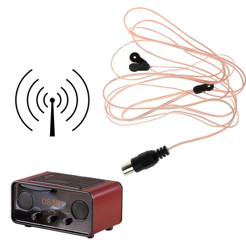 Universal FM Dipol Antenne Kabel 520-1710 MHz Buchse Stecker 1