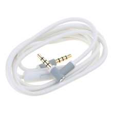 Gaming-Kabel, Audiokabel-Verlängerung, 2 m lange Kopfhörer-Weiß