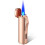 Retro Metal Butane Lighter FlipTop OneButton Start Windproof Jet Flame Adjustable Refillable Multifunction Men Gift Blue 1