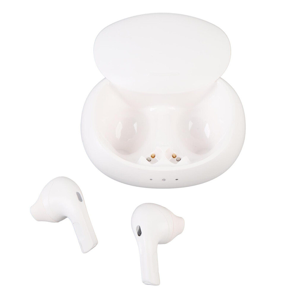 Wireless Translation Earbuds App 74 Languages Noise Cancelling White 9451378174618