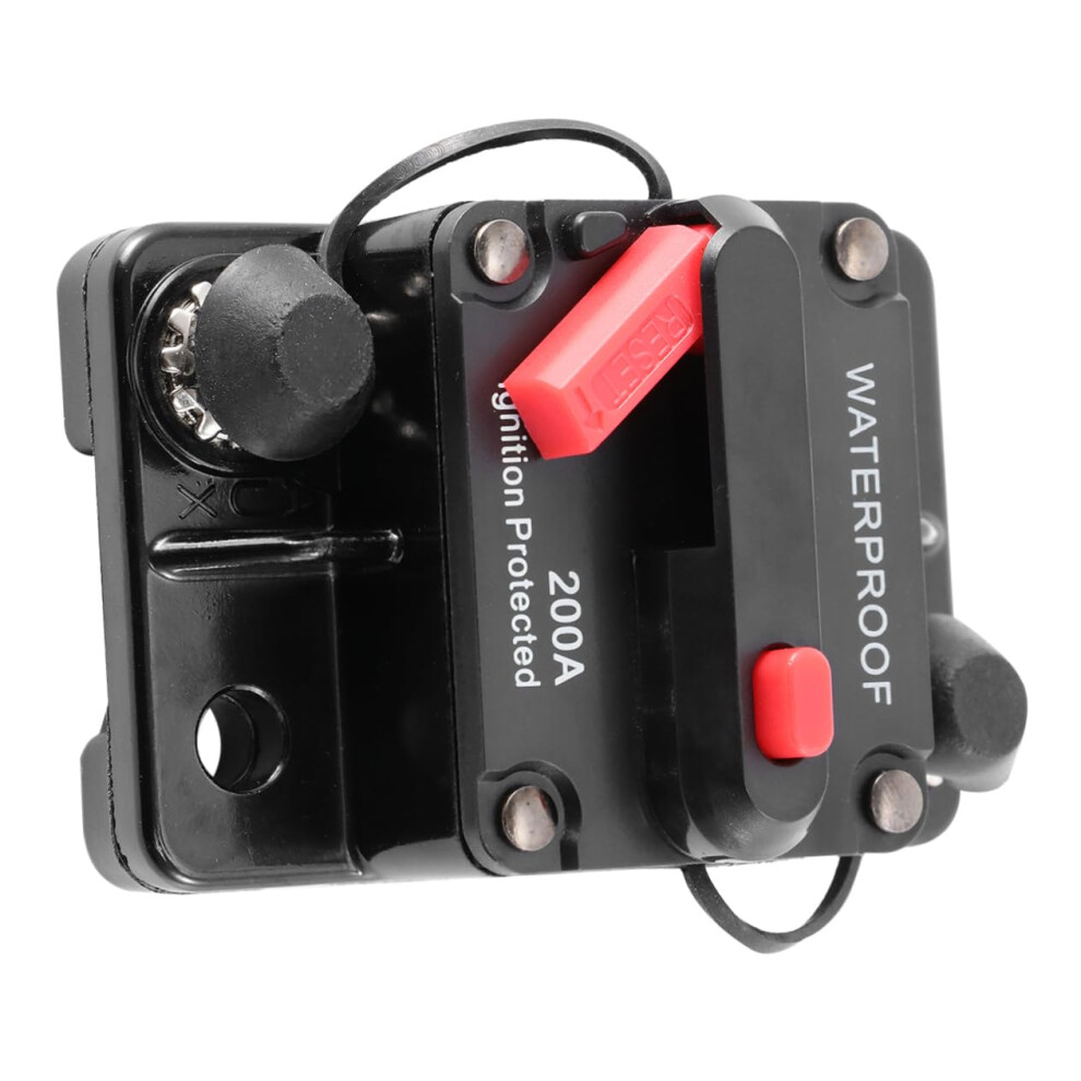 200A Waterproof Manual Reset Dual Circuit Breaker With Switch For Automotive Rv Marine 9199774438230