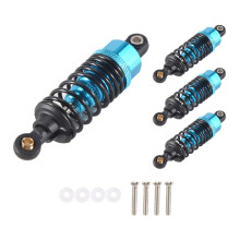 4 Stks Aluminium Schokdempers Demper Set voor TT-01 TT01 TT-02 TT02 1/10 RC Auto Upgrade Onderdelen, Blauw