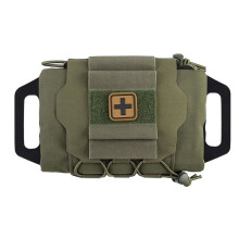Quick Deployment Kit Outdoor Quick Pull Medical Kit Outdoor Hunting Camping Emergency Survival Kit Green