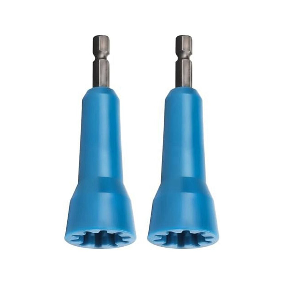 Wire Twister,Wire Twisting Tool,Wire Nut Twister,Spin-Twist Wire Connector Socket With 1/4 Inch Chuck,2 Pack,() 6033371837313