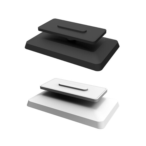 Ergonomischer Lautsprecher-Riser-Ständer mit-Weiß 1