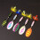 Composite Sequins Rotating Sequins Metal Hand-Cranked Copper Column Three Hook Bait Green Dot 9