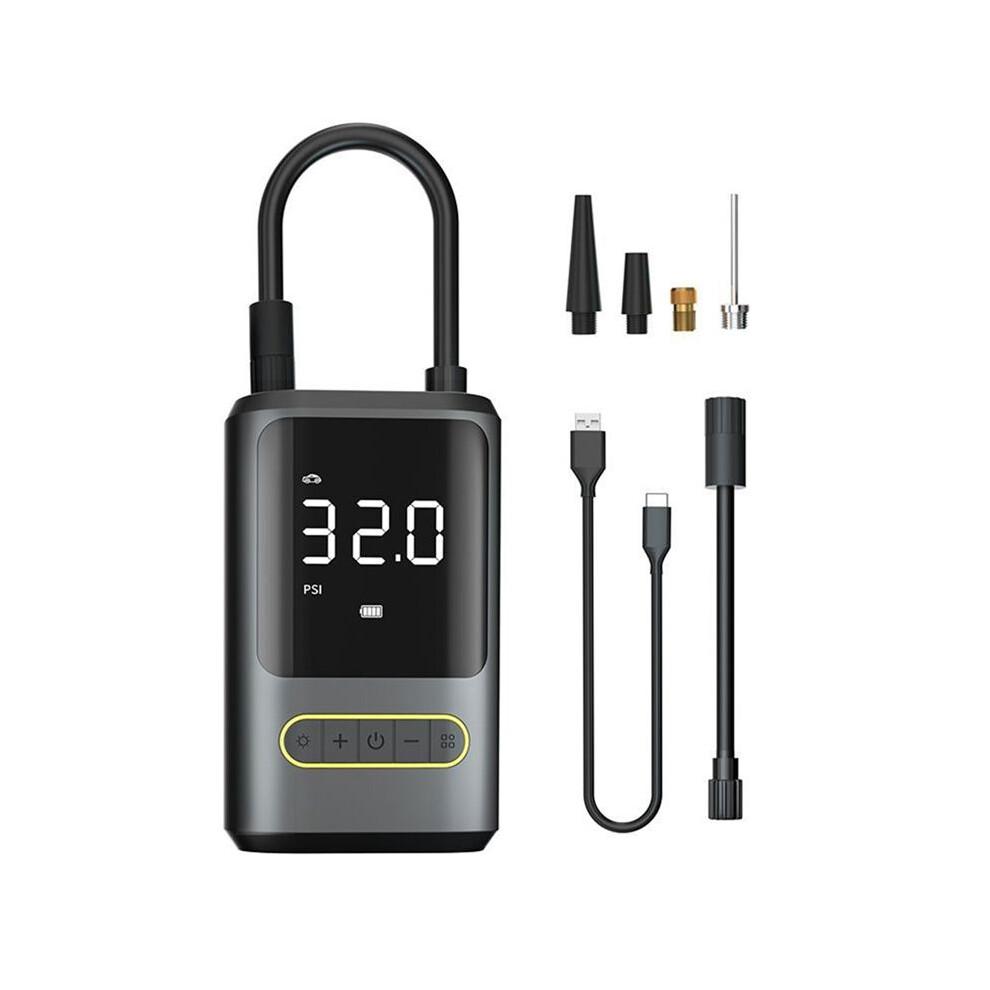 Portable Electric Pump Inflator Wireless Air Pump Usb Type-C Rechargeable 4000Mah Battery For Bike Motorcycle Car 6033610928413