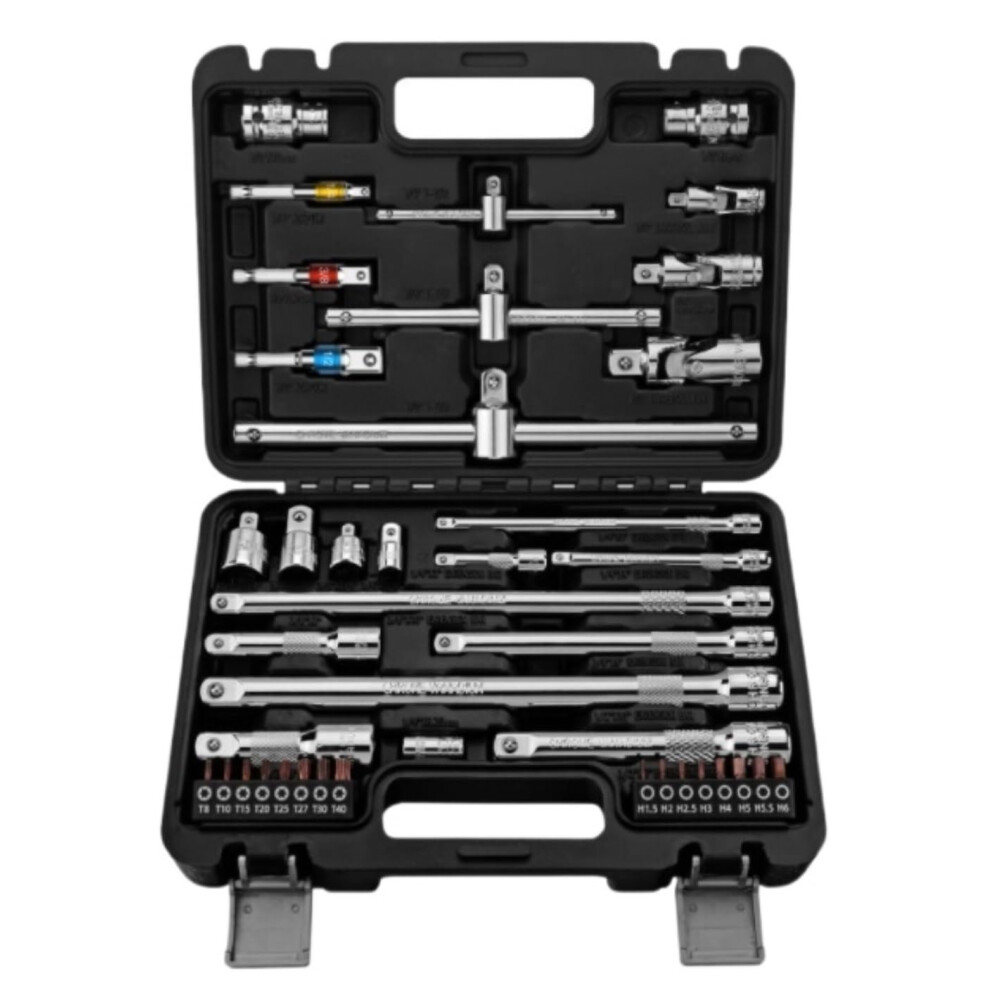 Socket Ratchet Wrench Set 41 Piece Home Tool Kit With Plastic Toolbox General Household Hand Tool Set 9199774438353