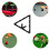 12PCS Magic  Rack Holder Sheet Billiards Triangle Cue Accessories for Magic  Rack 8, 9, and 10 3
