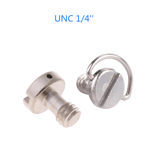 Metall-D-Ring 1/4" Außengewinde-Konvertierungsadapter-Mit C-Ring 1