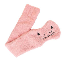 Fluffy Sleep Mask Soft Plush Ultimate Comfort Cute Design Lightweight Eye Cover For Kids Women And Adult Travel, Multi-Functional Sleep Aid With Skin