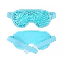 Oogmasker met gelparels, warm en koud kompres voor gezichtspijn, vermindert donkere kringen en wallen, herbruikbaar, wasbaar, snelle verlichting van
