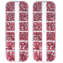 Facettierte Kristall-Strasssteine, flache Rückseite für elegante Nagel- und Gesichtskunst, hochwertiges K9-Glas, einfach anzubringen, vielseitige