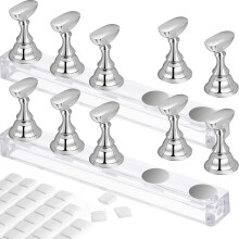 Professionelle Wahl: Magnetische Übungsständer, hochwertige Materialien für den universellen Einsatz im Salon und zu Hause (Pink, 2 Stück) Für