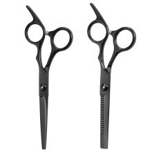 Forbici sfoltitrici resistenti alla corrosione, in acciaio inossidabile con vite di regolazione, design ergonomico per un controllo ottimale, lame