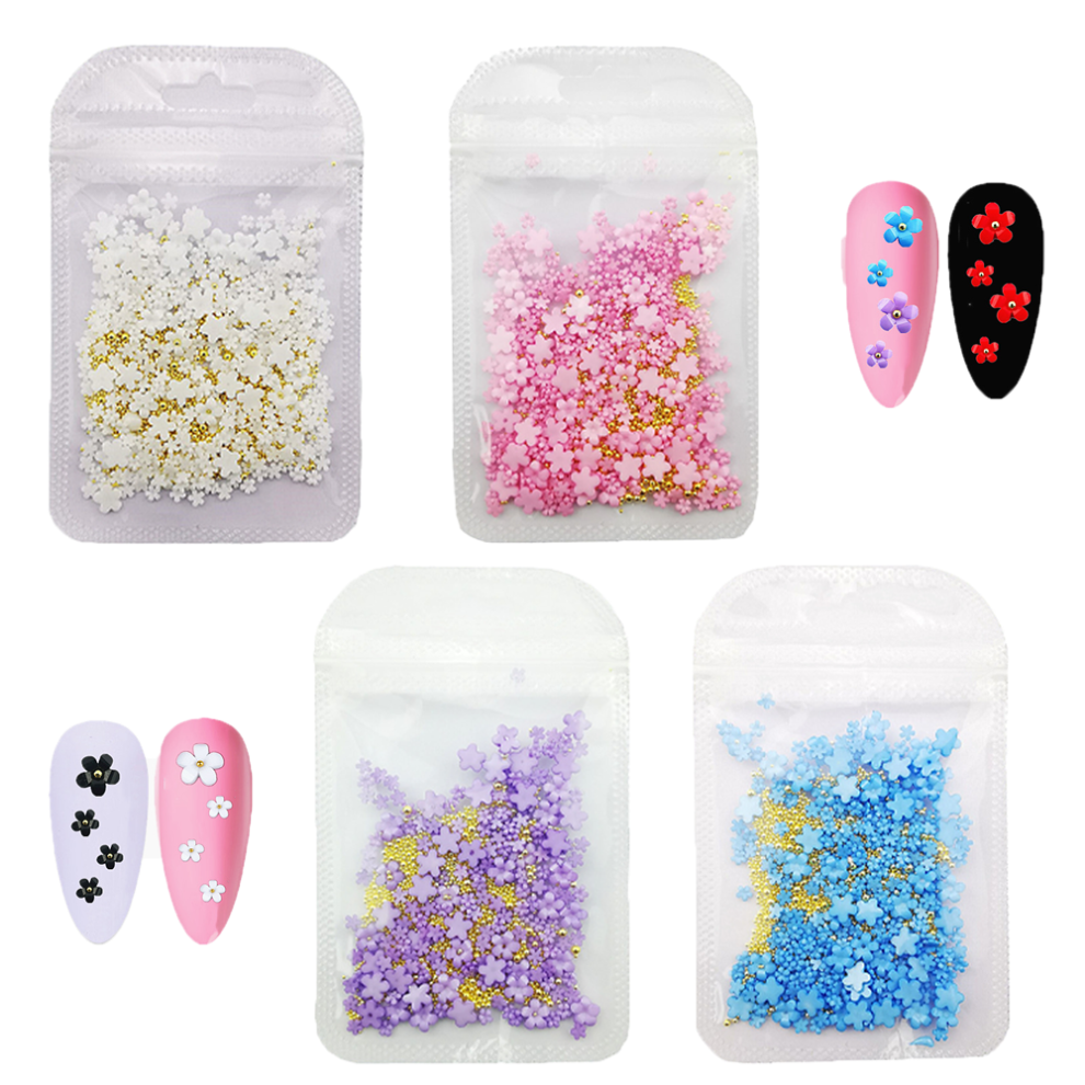 Elegant Nail Art Charms, Easy to Use Soft Clay DIY Decoration for Personalized Manicures, Acrylic Flower and Rhinestone Embellishments for Unmatched