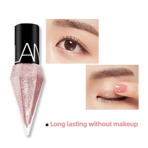 Μεταλλικό λαμπερό υγρό eyeliner με γκλίτερ, αδιάβροχο, λαμπερό μακιγιάζ ματιών με 1