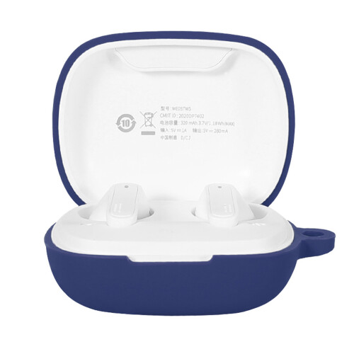 Étui de rangement en Silicone pour écouteurs, Durable,-Bleu
