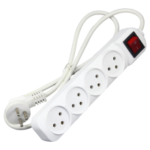 Power Distribution Unit For Home Office, Power Distribution Unit With Surge Protection And On Off Switch, Extension With Integrated Switch For Safe