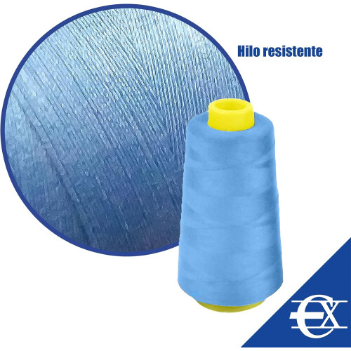 Sewing Thread 100% Polyester, 3000M Black, Durable For Machine And Hand Sewing 2