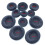 2 pièces oreillettes confortables 60mm-110mm casque-105mm 2