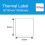 Thermal Label Paper Roll 40*30mm 200 Sheets Waterproof for DP23/DP30 10