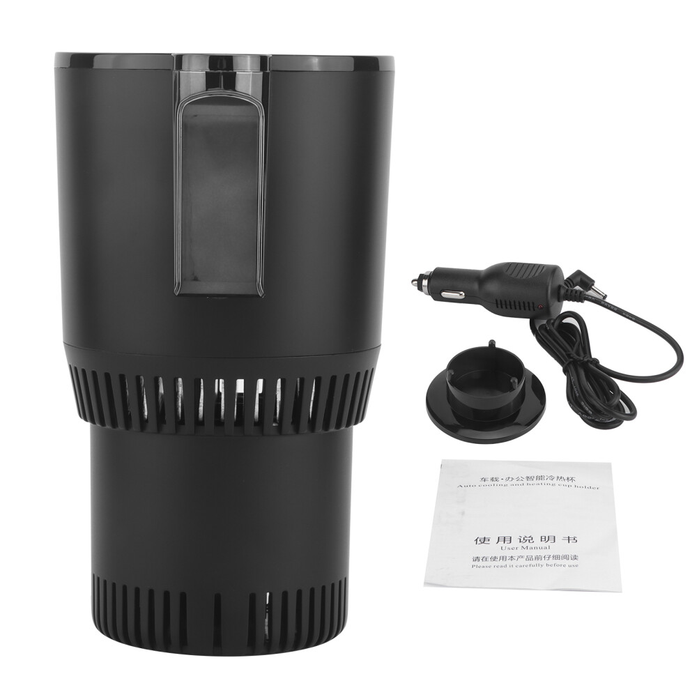 Car Coffee Cup Cooler Warmer 2 In 1 Smart Car Drink Cooler Warmer Led Temperature Display Universal Compatibility Semiconductor Cooling Technology 9175034371257
