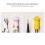 (Yellow) Cute cat's claw protective cover practical anti-fall three colors available 3