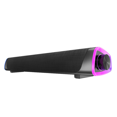 5.0 Speaker 3D Surround Soundbar Wired Computer Speakers-Black