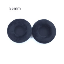 2Pieces Portable Audio Ear Pads Velvet Cushion Covers-85mm