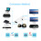 Adaptateur VGA interface multimédia 1080P HD blanc 4