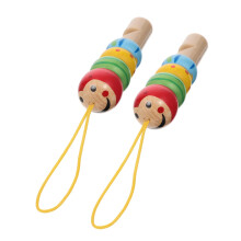 2pcs Kids Musical Instruments Whistle Set for Boys and Girls Educational Toy Improves Lung Capacity