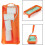 Complete Small Paint Roller Set With 4  Density Foam Rollers For Smooth Finish Walls And Trim 4