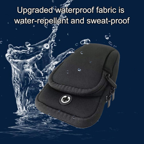 Running Armband with Waterproof Phone Protection, Adjustable Strap for iPhone and Android Sports 2