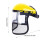 Clear Face Shield For Grinding And Cutting AntiFog Lightweight Polycarbonate Shield Protective Hat For Welding 4