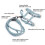 Adjustable Cat Walking Set M - Lightweight Harness & Leash in Light Green 9