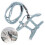 Adjustable Cat Walking Set M - Lightweight Harness & Leash in Light Green 7