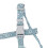 Adjustable Cat Walking Set M - Lightweight Harness & Leash in Light Green 4