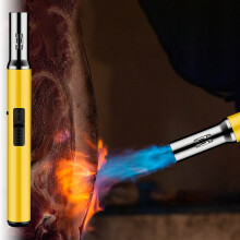 (E) Direct Blue Flame Windproof Moxibustion Lighter Barbecue Baking Pen Welding Spray Torch
